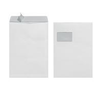 Herlitz C4 with Window 90 g Self Adhesive Pack of 10 with Printed in Sealed Foil