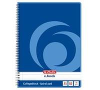 herlitz Cahier à spirales x.book A5, 160 pages, ligné G