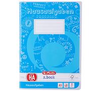 Herlitz Cahier de devoirs Format A5, 48 feuilles (français non garanti) Devoirs, A%