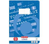 herlitz Cahier de vocabulaire x.book DIN A4 2 colonnes 32 feuilles