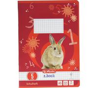 herlitz cahier d'école x.book DIN A5 linéature 5 / quadrillé 32 feuilles
