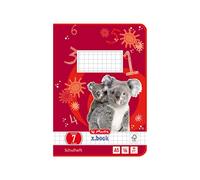 Herlitz Cahier scolaire A5 linéature 7 avec motif, 16 feuilles