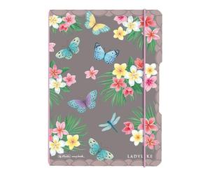Herlitz Cahier souple A5 40 feuilles à pois Motif Ladylike Butterflies 1 pièce