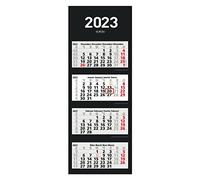 herlitz Calendrier mural 2023-33 x 87,5 cm - 4 mois