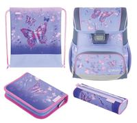 Herlitz Cartable Loop Plus Butterflies, Motifs papillons, 37 x 31 x 22 cm, Fantaisie
