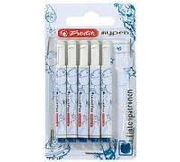 Herlitz – Cartouche d'encre grande contenance compatible Lamy, bleu