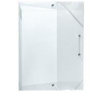 Herlitz Chemise A ¿Lastique,Format A4,En Pp,Bleu Translucide