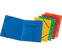 Herlitz Chemise à rabats A4 carton couleur assorti. Élastique. 10 pcs. Pac