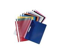 Herlitz - chemise lamelle, a4, en film pp, bleu clair couverture avant transparente en pack de 10 pièces (10839413)