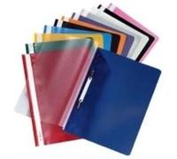 Herlitz - chemise lamelle, a4, en film pp, marron, couverture avant transparente en pack de 10 pièces (10839710) G