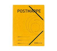 Herlitz Chemise porte-documents A4, 1 pièce, jaune avec élastique.
