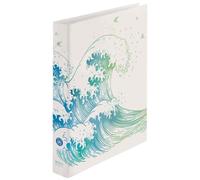 Herlitz Classeur À Anneaux Max.File Greenline Vague, A4
