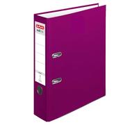herlitz Classeur A4 maX.file protect, format A4, largeur de dos de 8 cm, violet baie, étiquette de dos, protection des bords, 1 pièce
