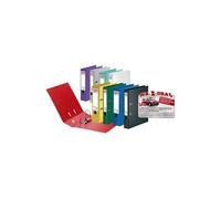 Herlitz - classeur en pp chromocolor s 50, a4, gris, en plastique, largeur de dos 50 mm, laminé avec un film pp, gravure de toil