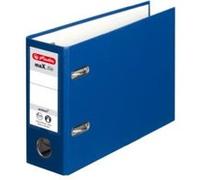 Herlitz - classeur, largeur de dos de 75 mm, format oblong a5,bleu, classeur en plastique, film en pp transparent, miroir intéri G