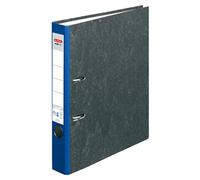 Herlitz Classeur maX.file Nature - En carton - Couverture marbrée - Bords renforcés - Stable - A4 - 5 cm - Bleu