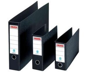 Herlitz - classeurs n80, dos 75 mm, format a5 française, noir, carton rigide 5175807 Noir G