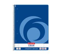 Herlitz Collegeblock A4 70g/m 80 fls ligné bord gauche + bord droit