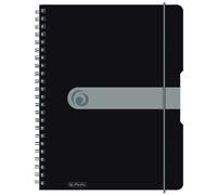 Herlitz Collegeblock easy orga to go A4 kariert 80 Blatt schwarz