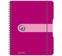 Herlitz Collegeblock easy orga to go A5 80 Blatt beere