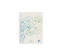herlitz Collegeblock GREENline Ginkgo DIN A5 quadrillé blanc 70 feuilles