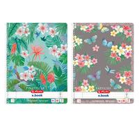 herlitz Collegeblock Ladylike DIN A4 ligné 80 feuilles motif aléatoire (1 pièce)