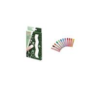 herlitz - craie pour tableau, blanc, étui en carton de 12 gainée de papier, carrée, non-taillée (08648107-003)