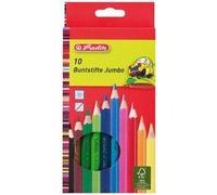 Herlitz Crayons De Couleur Jumbo, Hexagonale, ¿Tui En Carton