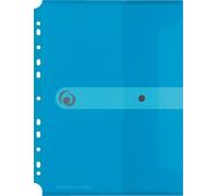 Herlitz Dokumententasche easy orga to go DIN A4 transparent blau