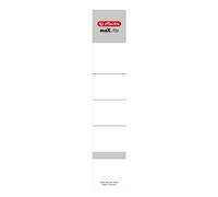 Herlitz Étiquette dos classeur maX.file 36 x 190 mm blanc court/étroit 10 étiquettes