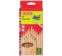Herlitz Etui De 24 Crayons De Couleur, Hexagonal