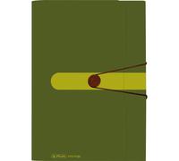 Herlitz Fächermappe 11411253 12Fächer Recycling PP dunkelgrün