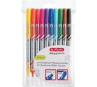 Herlitz My Stylo Fineliner et Felt Stylo (Lot de 10)
