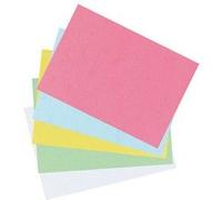 Herlitz Fiches Bristol, Format A5, Lign¿Es, Blanc