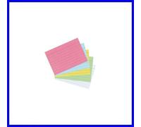 Herlitz Cartes index 10836203 A6, 100 pièces, bleu
