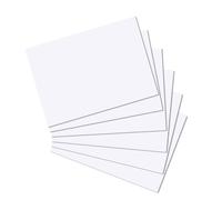 Herlitz Fiches DIN A4 vierges blanches 100 fiches