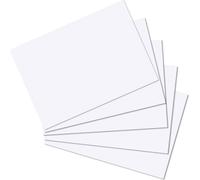 Herlitz Fiches DIN A5 vierges blanches 100 cartes