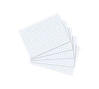Herlitz Fiches DIN A7 quadrillées blanc 100 fiches