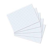 Herlitz Fiches DIN A8 quadrillées blanc 100 fiches