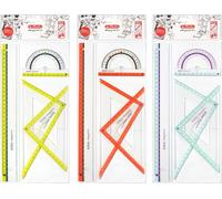 Herlitz 11368222 my.pen Ensemble de 4 Pièces de géométrie