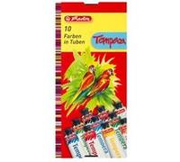Gouache en tube, assorti, étui en carton de 10