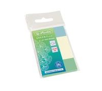 herlitz Greenline 50033447 Lot de 4 paquets de 40 mémos adhésifs 20 x 50 mm