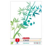 Herlitz Greenline Bloc-Notes A4 50 Feuilles Vert, Blanc