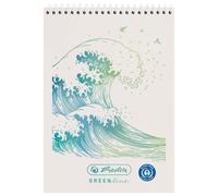 Herlitz Greenline Bloc-Notes A7 50 Feuilles Blanc