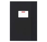 herlitz Heftschoner DIN A4, gepr„gt (Bast), PP, schwarz