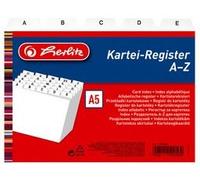 Herlitz Index Alphab¿Tique, Pp, A5 A L'italienne, Blanc,