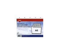 herlitz - Index alphabétique, PP, A7 oblong, blanc, 24 pièces (01500768-003)