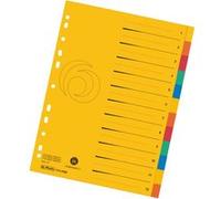 herlitz Intercalaire en carton, A4 extra large, 12 pièces G