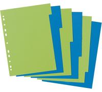 herlitz Intercalaire en carton GREENline vierge A4 6 pièces