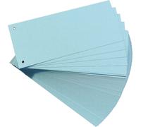 Herlitz Intercalaire pour DIN A4 Manila Carton bleu 100 Intercalaires